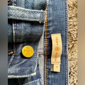 Tory Burch high rise flare jeans